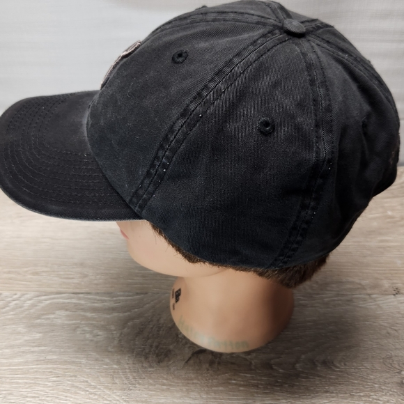 Browning Hat Mens Dad Cap Adjustable Embroidered Black Canvas Outdoors - Picture 2 of 6